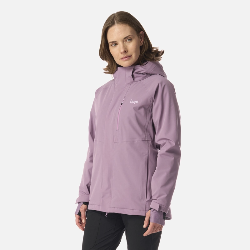 CHAQUETA MUJER ANDES B-DRY HOODY JACKET PURPURA CLARO LIPPI I26 - 2