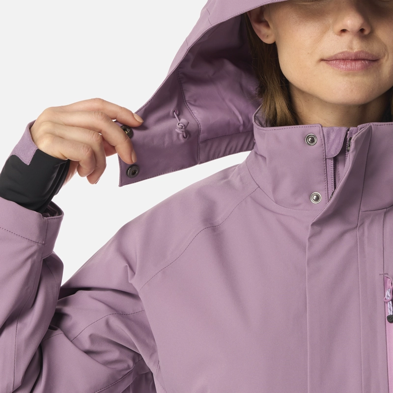 CHAQUETA MUJER ANDES B-DRY HOODY JACKET PURPURA CLARO LIPPI I26 - 4