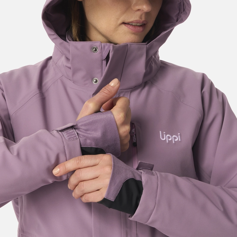 CHAQUETA MUJER ANDES B-DRY HOODY JACKET PURPURA CLARO LIPPI I26 - 5