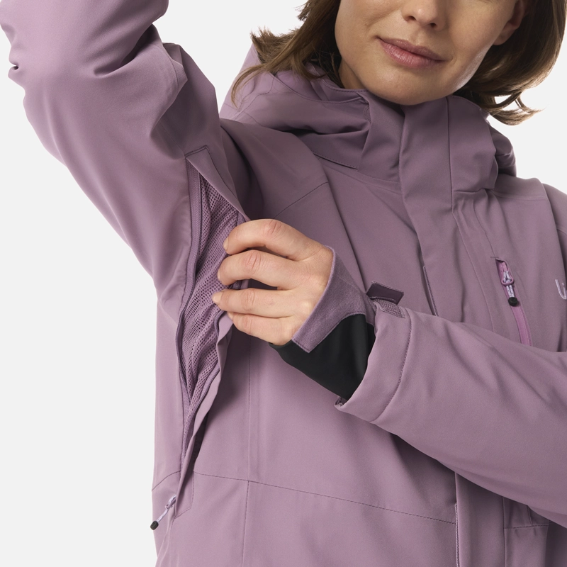 CHAQUETA MUJER ANDES B-DRY HOODY JACKET PURPURA CLARO LIPPI I26 - 8