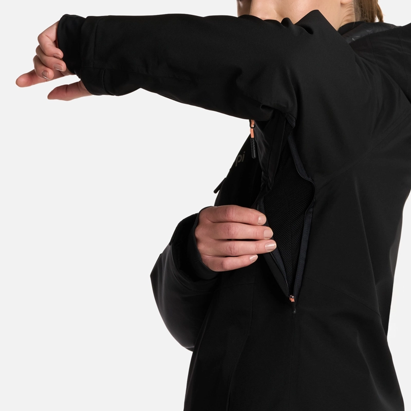 CHAQUETA MUJER ANDES B-DRY HOODY JACKET NEGRO LIPPI I26 - 7