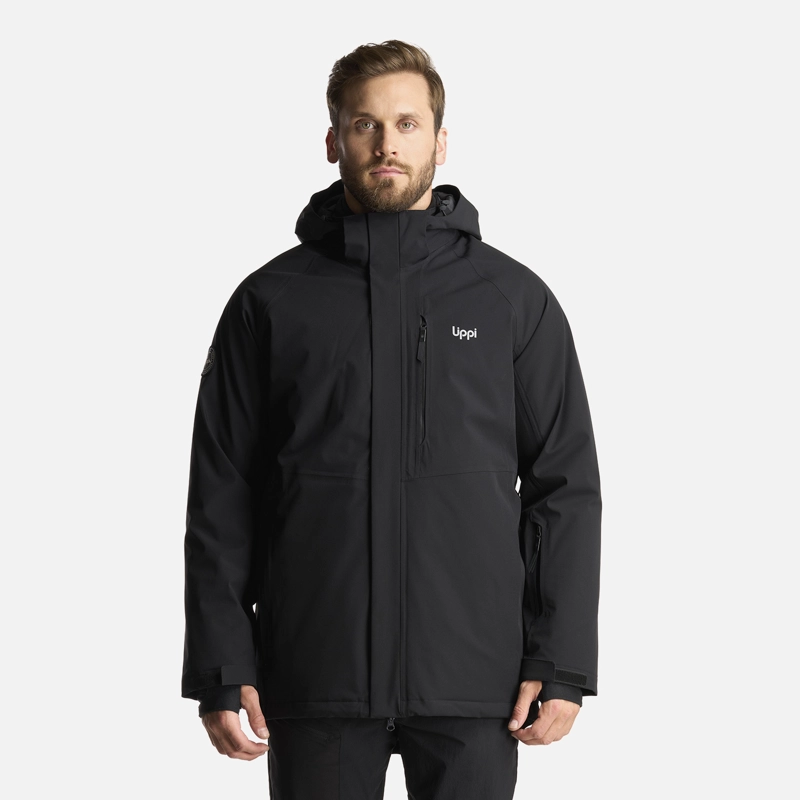 CHAQUETA HOMBRE ANDES B-DRY HOODY JACKET NEGRO LIPPI I26 - 1