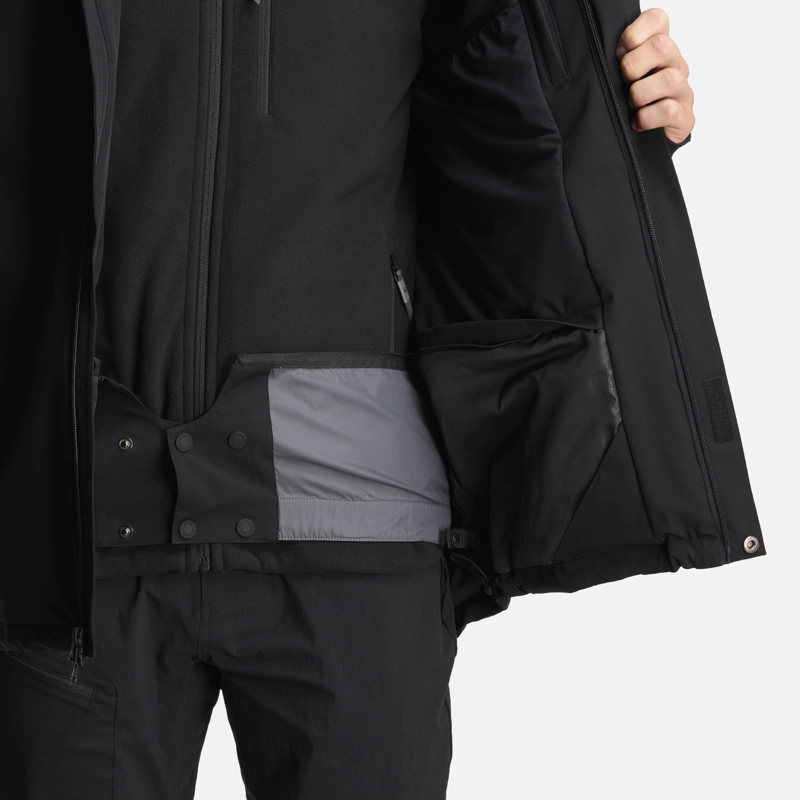 CHAQUETA HOMBRE ANDES B-DRY HOODY JACKET NEGRO LIPPI I26 - 8