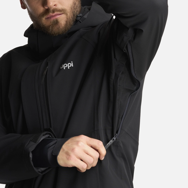 CHAQUETA HOMBRE ANDES B-DRY HOODY JACKET NEGRO LIPPI I26 - 9