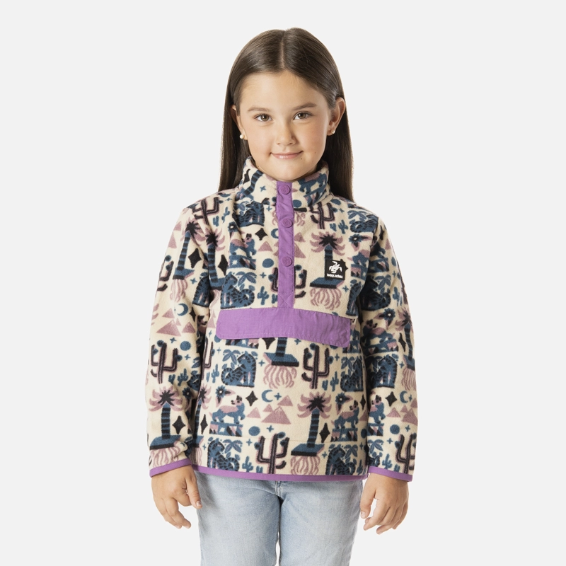 POLAR NIÑA TOKERAU POKI PRINT CREMA HAKA HONU - 1
