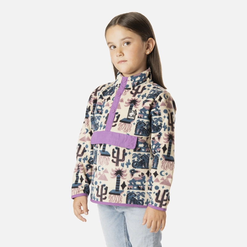 POLAR NIÑA TOKERAU POKI PRINT CREMA HAKA HONU - 2