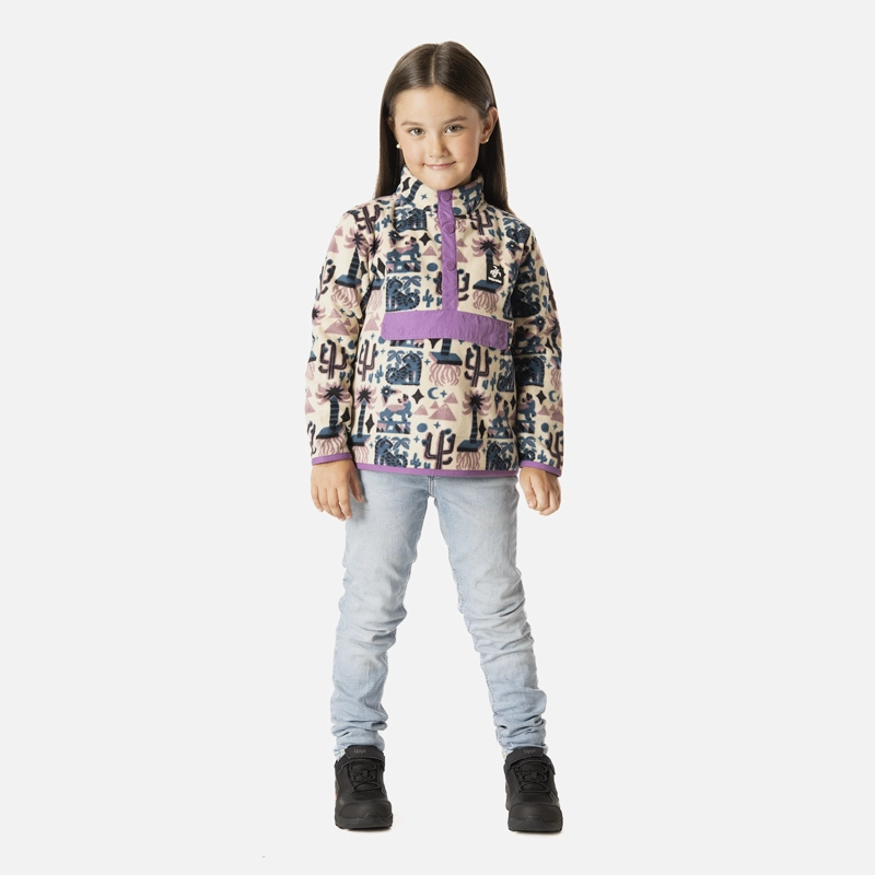 POLAR NIÑA TOKERAU POKI PRINT CREMA HAKA HONU - 5