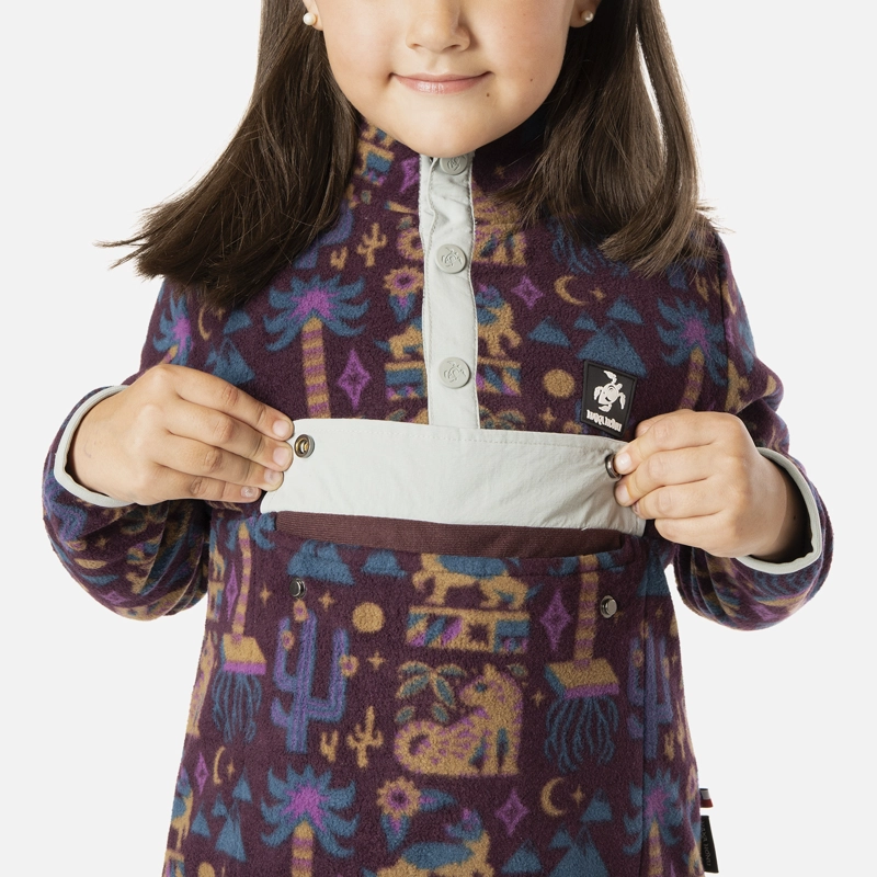POLAR NIÑA TOKERAU POKI PRINT BURDEO HAKA HONU - 4