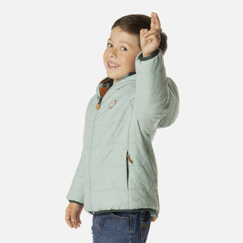 CHAQUETA NIÑO TWO-FACES HOODY JACKET TURQUESA LIPPI I26 - 2