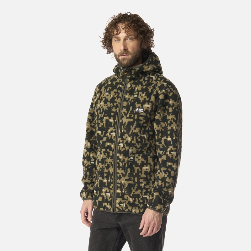 POLAR HOMBRE ÑIRE PRINT VERDE MILITAR HAKA HONU - 2