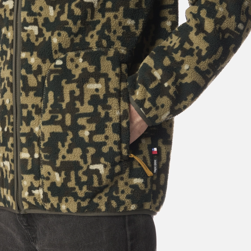 POLAR HOMBRE ÑIRE PRINT VERDE MILITAR HAKA HONU - 5