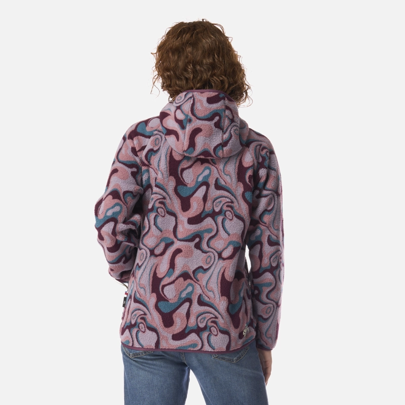 POLAR MUJER ÑIRE PRINT LILA HAKA HONU - 3