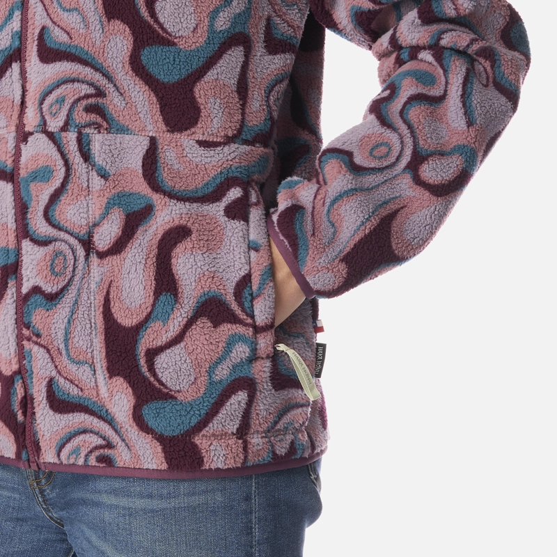 POLAR MUJER ÑIRE PRINT LILA HAKA HONU - 5