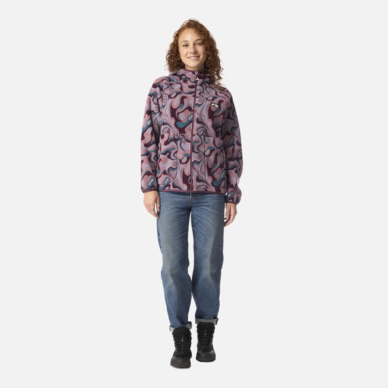 POLAR MUJER ÑIRE PRINT LILA HAKA HONU - 6
