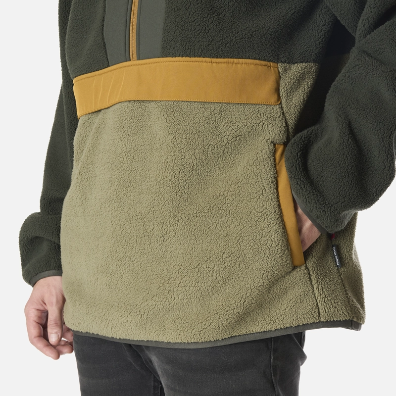 POLAR HOMBRE CHINCHILLA VERDE MILITAR HAKA HONU - 6