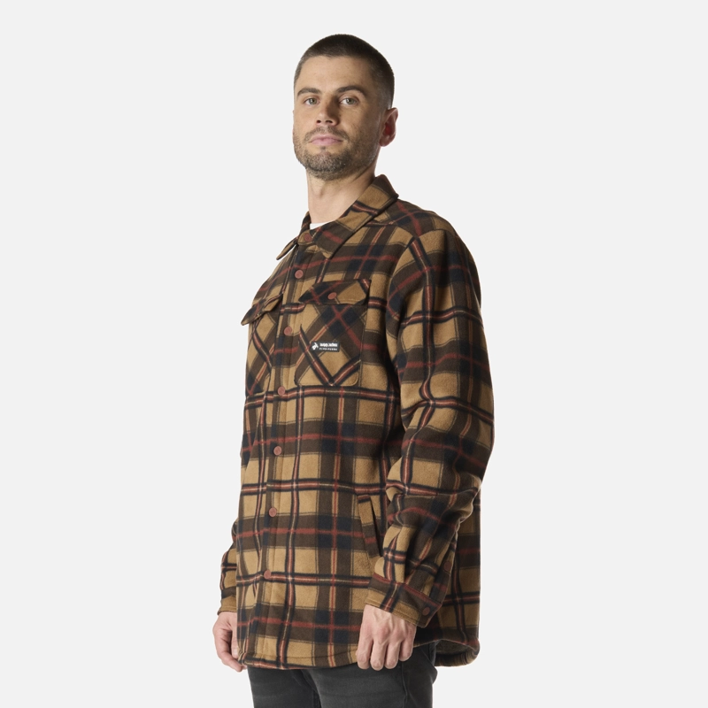 CAMISA HOMBRE CUENTIAO PRINT TERRACOTA HAKA HONU - 2