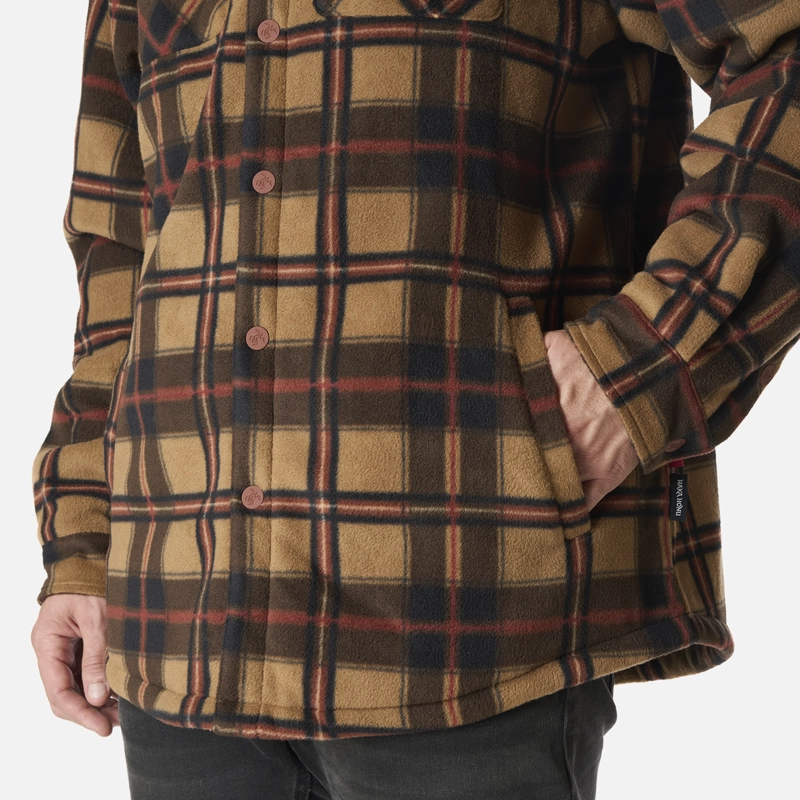 CAMISA HOMBRE CUENTIAO PRINT TERRACOTA HAKA HONU - 5