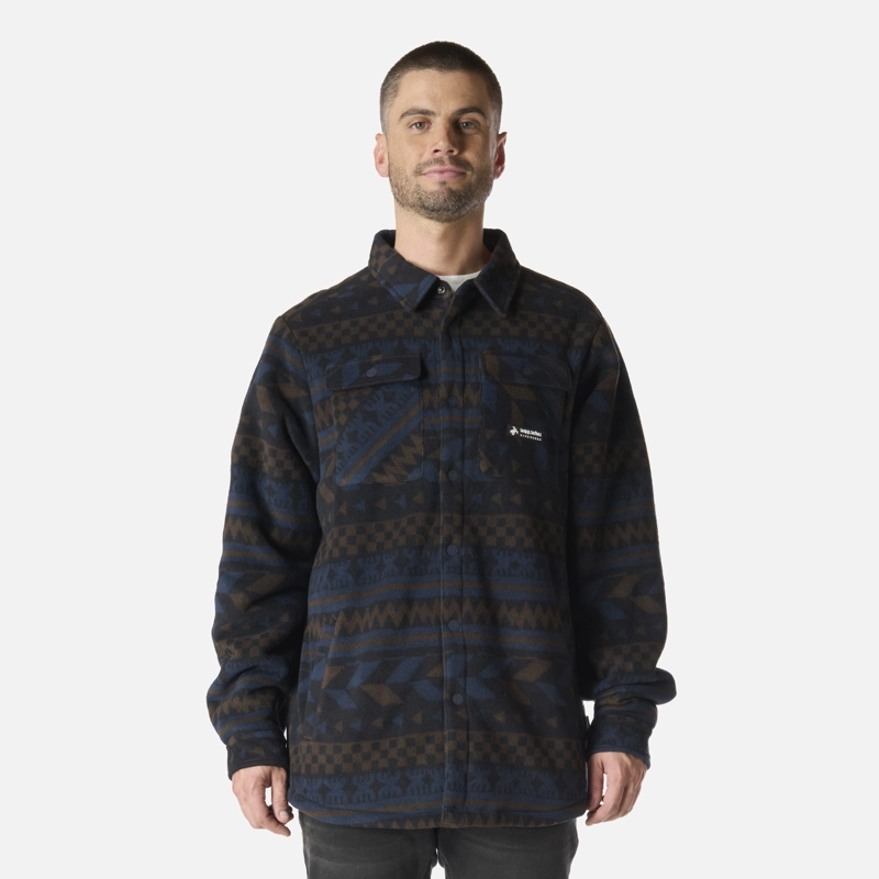 HAKA HONU CAMISA HOMBRE CUENTIAO PRINT AZUL NOCHE HAKA HONU