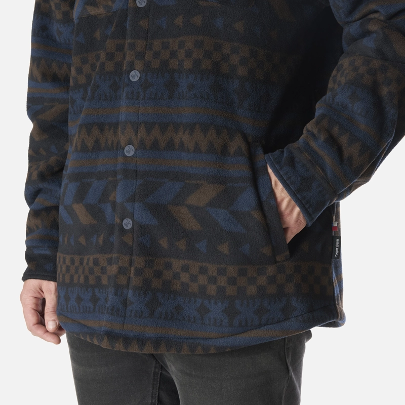 CAMISA HOMBRE CUENTIAO PRINT AZUL NOCHE HAKA HONU - 5