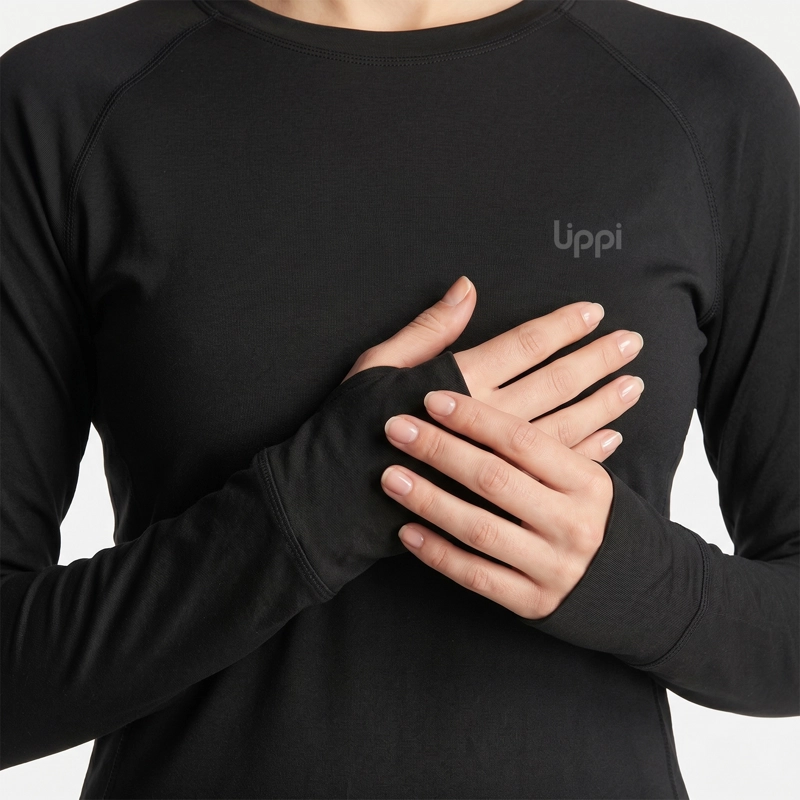 PRIMERA CAPA MUJER SKINTEC WARM TOP NEGRO LIPPI I26 - 4