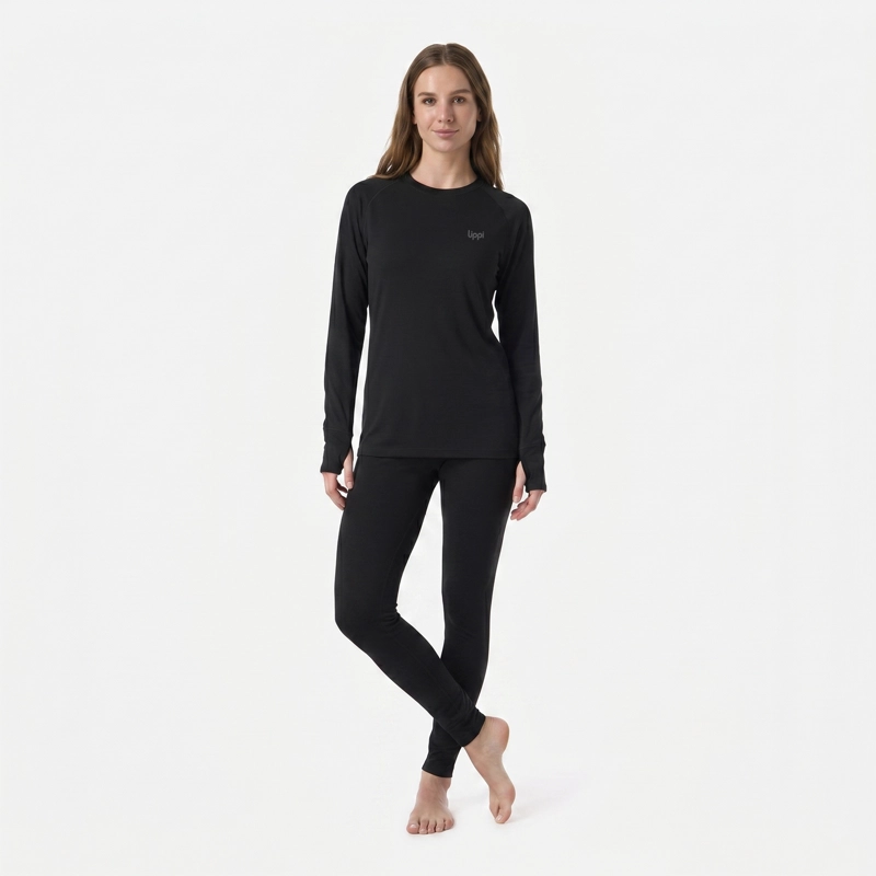 PRIMERA CAPA MUJER SKINTEC WARM TOP NEGRO LIPPI I26 - 5