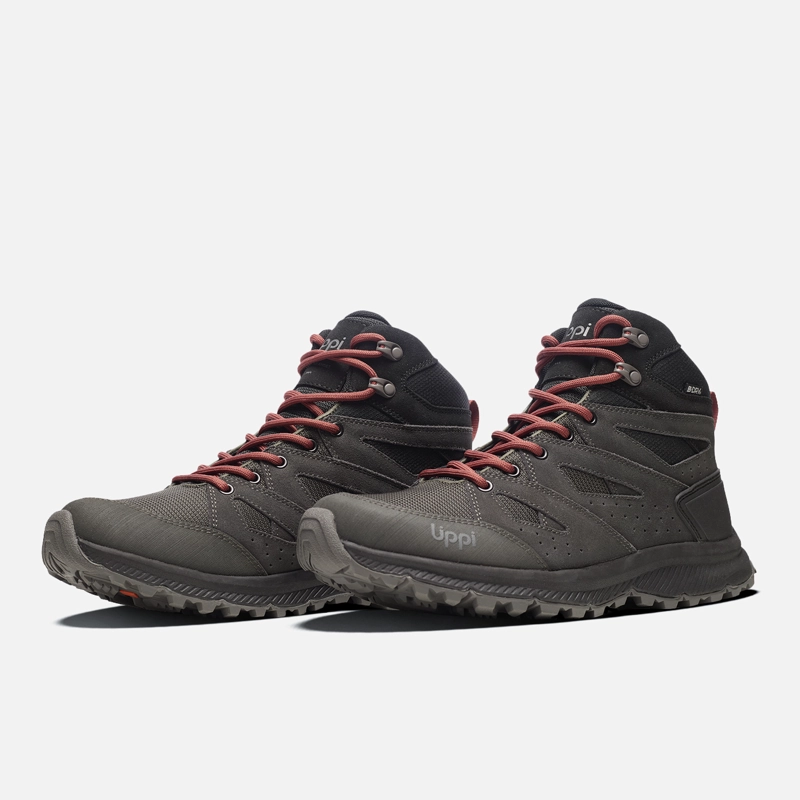 BOTIN HOMBRE TELLUS MID II GRIS LIPPI - 4