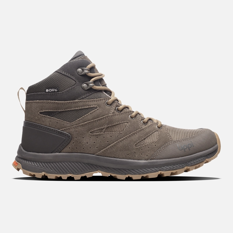 BOTIN HOMBRE TELLUS MID II TAUPE OSCURO LIPPI - 1