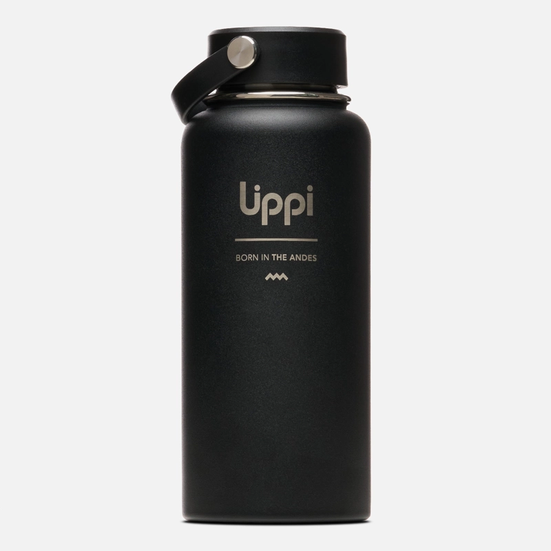 BOTELLA LIGHT STEEL WIDE TOP BOTTLE 950 ML NEGRO LIPPI I26 - 1