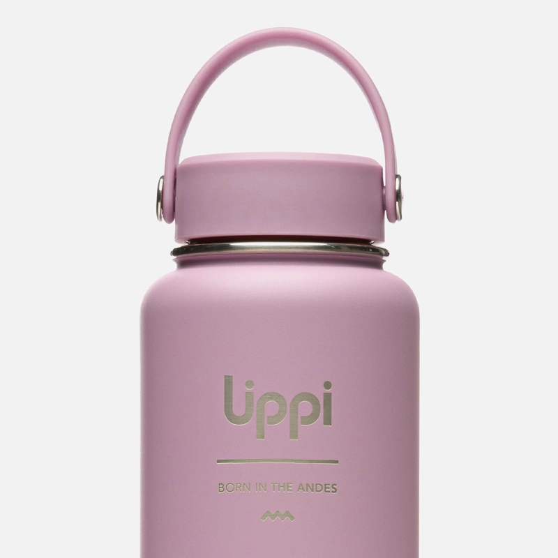 BOTELLA LIGHT STEEL WIDE TOP BOTTLE 950 ML ROSA OSCURO LIPPI I26 - 3