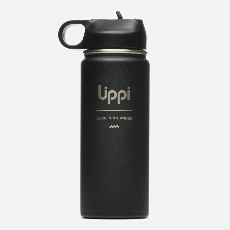 BOTELLA LIGHT STEEL SPORT TOP BOTTLE 550 ML NEGRO LIPPI I26 - 1