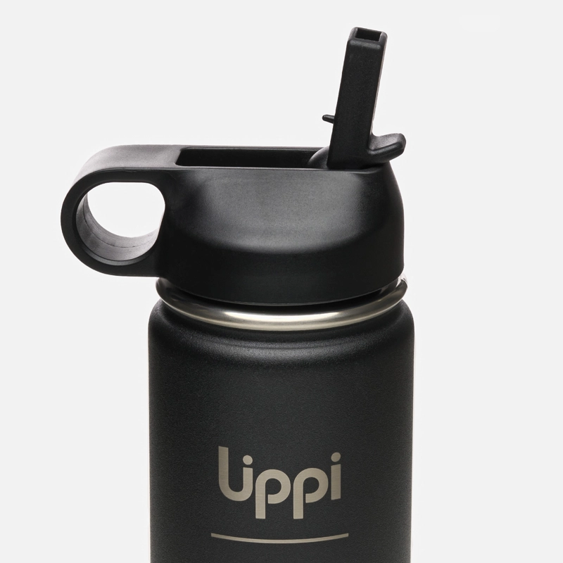 BOTELLA LIGHT STEEL SPORT TOP BOTTLE 550 ML NEGRO LIPPI I26 - 3