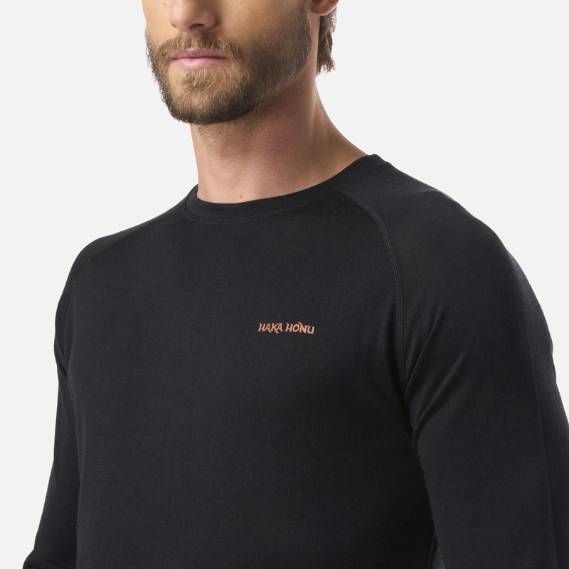 PRIMERA CAPA HOMBRE CARNERO TOP NEGRO HAKA HONU I26 - 4