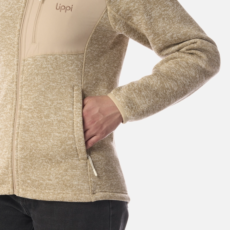 POLAR MUJER CORONADO BLEND-PRO JACKET BEIGE MELANGE LIPPI I26 - 5