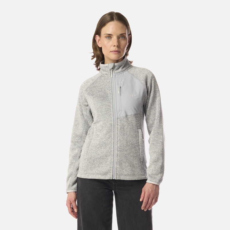 POLAR MUJER CORONADO BLEND-PRO JACKET GRIS MELANGE LIPPI I26 - 1