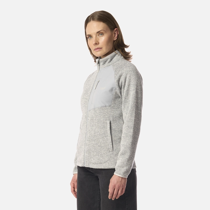 POLAR MUJER CORONADO BLEND-PRO JACKET GRIS MELANGE LIPPI I26 - 2