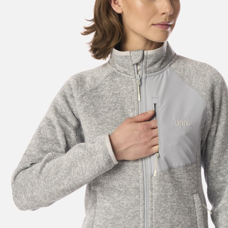 POLAR MUJER CORONADO BLEND-PRO JACKET GRIS MELANGE LIPPI I26 - 4