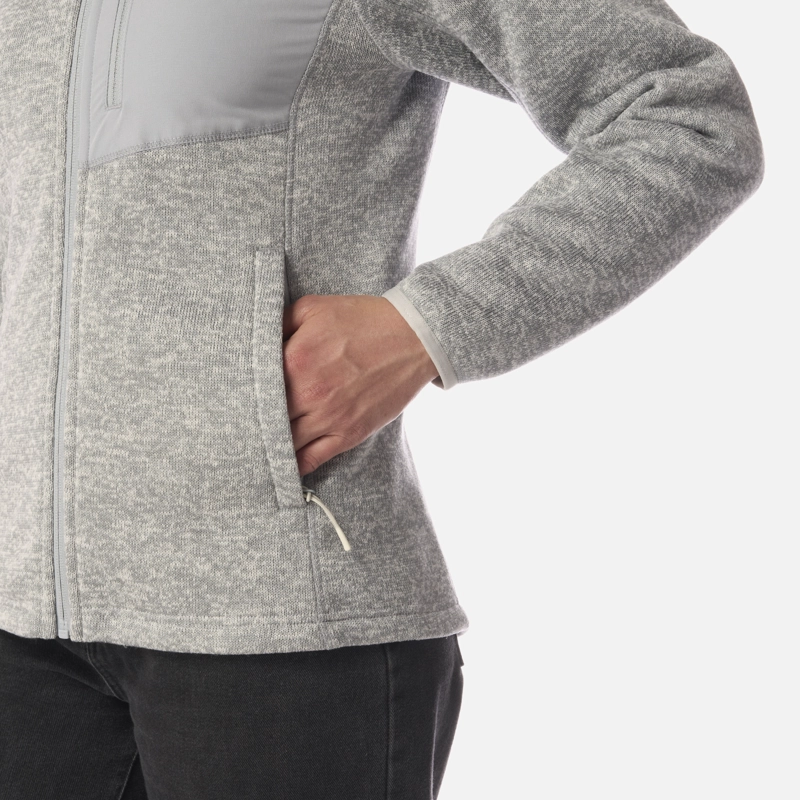 POLAR MUJER CORONADO BLEND-PRO JACKET GRIS MELANGE LIPPI I26 - 5