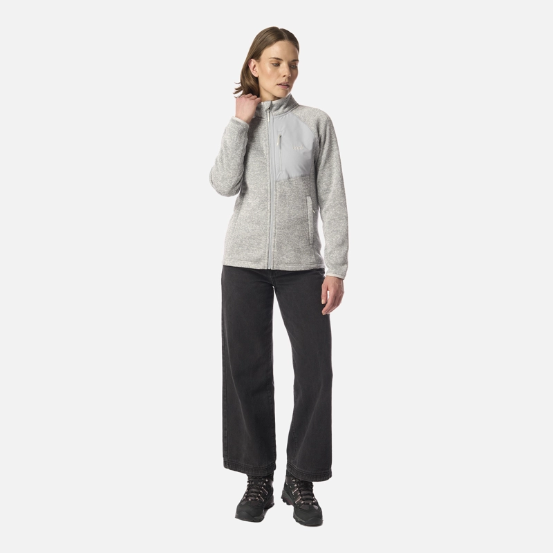 POLAR MUJER CORONADO BLEND-PRO JACKET GRIS MELANGE LIPPI I26 - 6