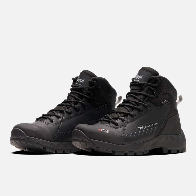 BOTIN HOMBRE TRONADOR NEGRO LIPPI - 4