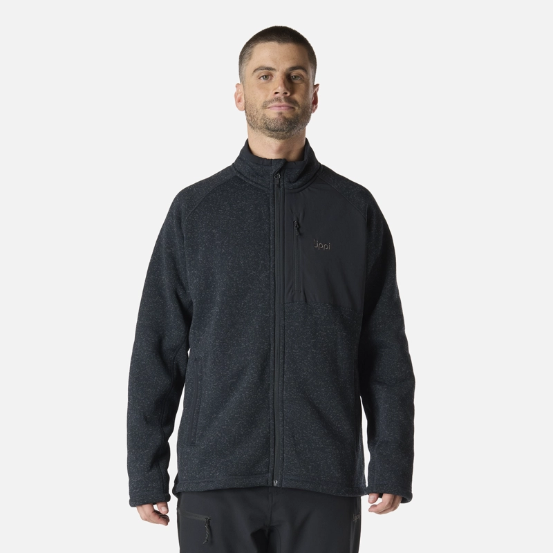 POLAR HOMBRE CORONADO BLEND-PRO JACKET NEGRO MELANGE LIPPI I26 - 1