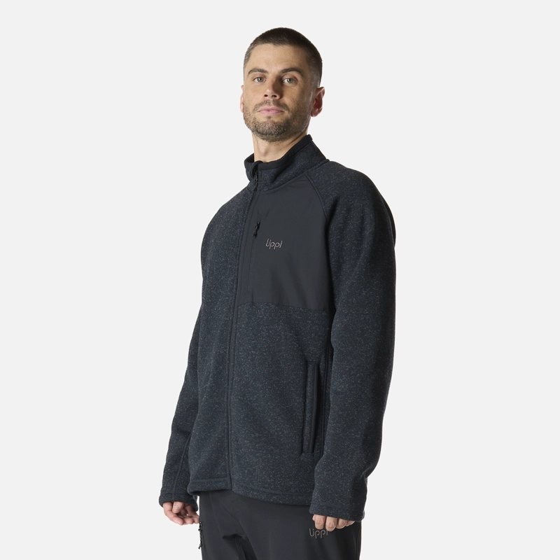POLAR HOMBRE CORONADO BLEND-PRO JACKET NEGRO MELANGE LIPPI I26 - 2