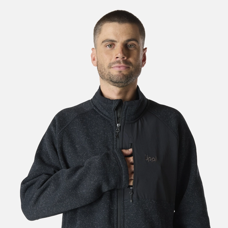 POLAR HOMBRE CORONADO BLEND-PRO JACKET NEGRO MELANGE LIPPI I26 - 4