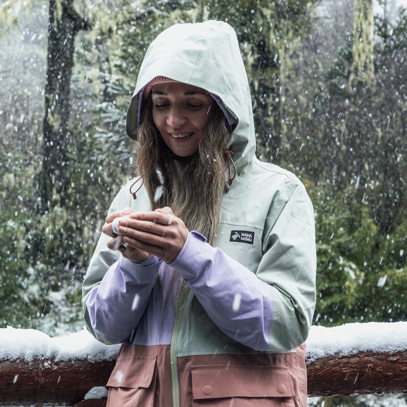 CHAQUETA MUJER VIENTO BLANCO JADE HAKA HONU I26 - 8