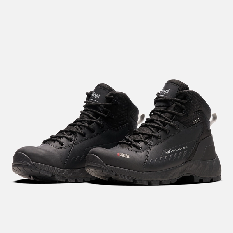 BOTIN HOMBRE TRONADOR NEGRO LIPPI I26 - 4