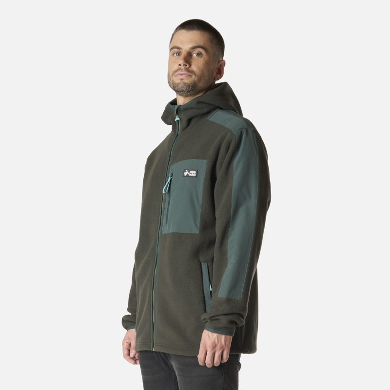 POLAR HOMBRE TRARO VERDE MILITAR HAKA HONU - 2