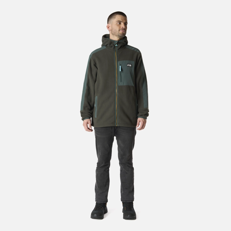 POLAR HOMBRE TRARO VERDE MILITAR HAKA HONU - 7