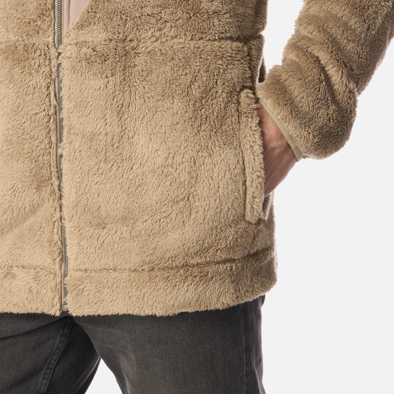 POLAR HOMBRE BEAR SHAGGY-PRO HOODY JACKET CANELA LIPPI I26 - 5