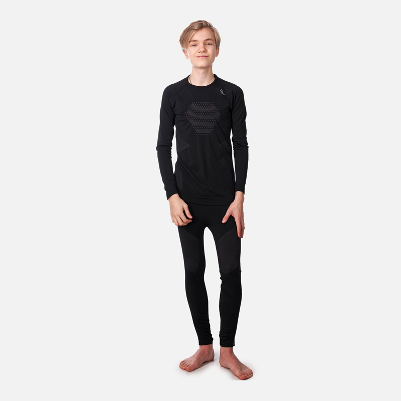 PRIMERA CAPA TEEN BOY SKINTEC 2000 SEAMLESS TOP NEGRO LIPPI I26 - 4