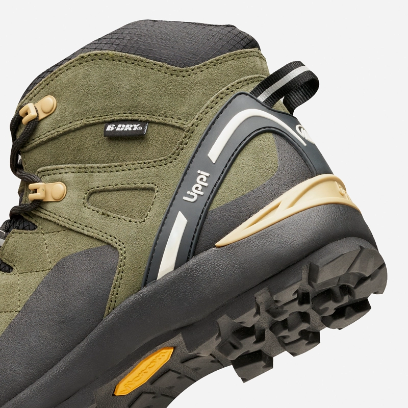 BOTIN HOMBRE BRAVO MID VERDE / NEGRO LIPPI I26 - 7