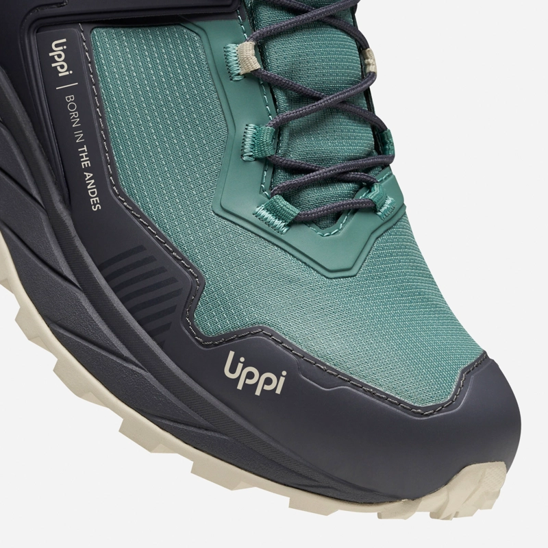 ZAPATILLA MUJER ATLAS MID TURQUESA OSCURO / CREMA LIPPI I26 - 3